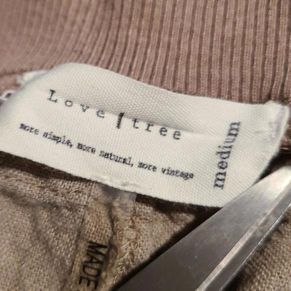 Women's Love Tree Pants Embroidery Boho Wide Leg Medium M - Picture 4 of 6